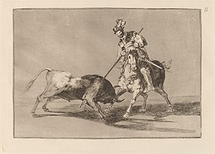 Goya - El Cid Campeador lanceando otro toro (The Cid Campeador Spearing Another Bull).jpg