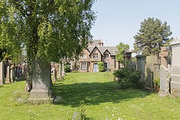 Grange Cemetery viewing to entrance lodge