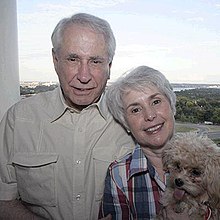 Mike and Whitney Gravel with their dog Ginger