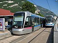 Grenoble Alstom Citadis n°6001 LA Fontaine La Poya (4).JPG