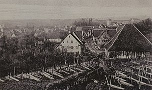 Kelter und Dorf um 1907