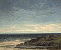 „Normandijos krantas“, aut. Gustavas Kurbė, 1867 m.