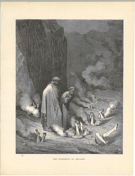 File:Gustove Dore, The Divine Comedy, Inferno, plate 45, The Punishment of Simonists.jpg