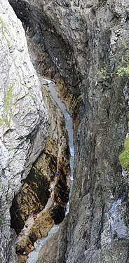 Höllentalklamm view from above