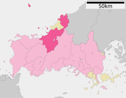 Hagi in der Präfektur Yamaguchi Ja.svg