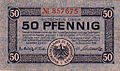 50 Pfennig, 1916