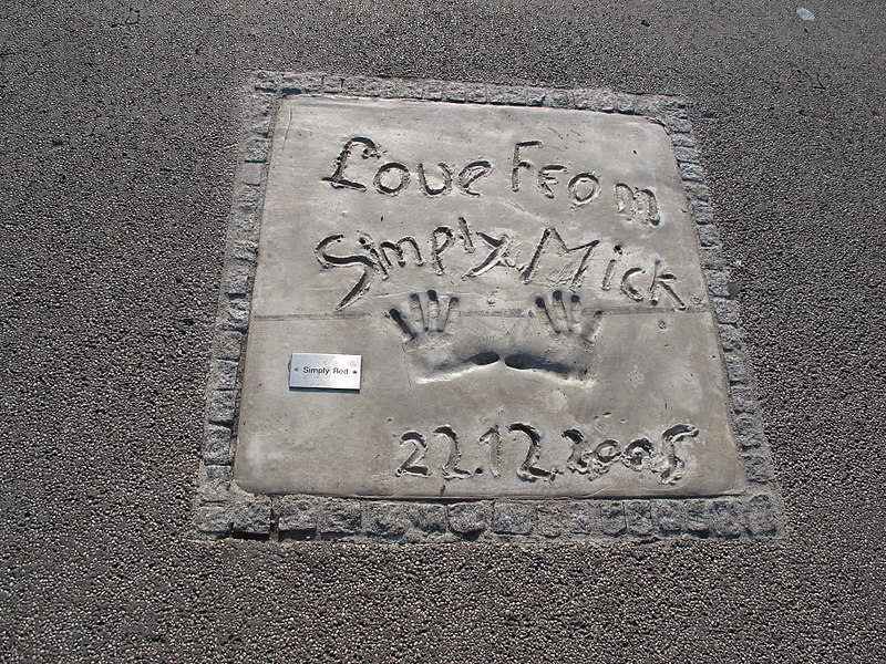 File:Handprints of Simply Red in Olympiapark, Munich.jpg