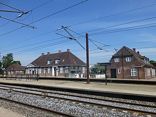 <span class="mw-page-title-main">Hedehusene railway station</span> Railway station in Greater Copenhagen, Denmark