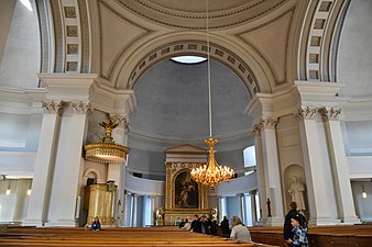 Interior, view towards the front