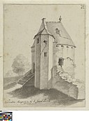 Het poedermagazijn bij de Gentpoort te Brugge, circa 1780 - 1790, Groeningemuseum, 0041304000.jpg
