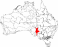 IBRA regions with Flinders Lofty Block region in red