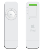 Apple Mighty Mouse (wireless version shown), released August 2, 2005