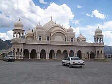 Parking in front of the Temple, August 2006 ISKCON.JPG