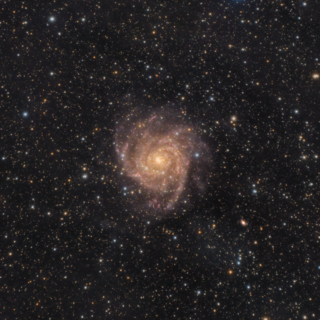 <span class="mw-page-title-main">IC 342</span> Intermediate spiral galaxy in the constellation Camelopardalis