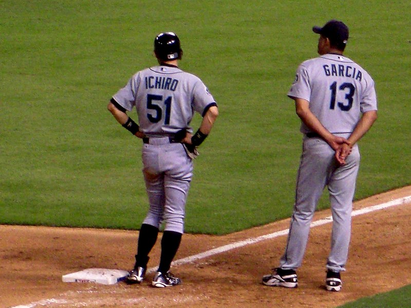 File:Ichiro and Garcia.jpg