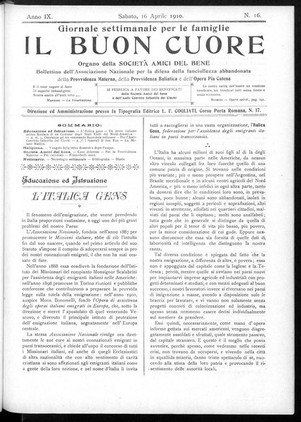 File:Il buon cuore - Anno IX, n. 16 - 16 aprile 1910.pdf