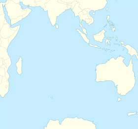 San Denís alcuéntrase n'Océanu Índicu
