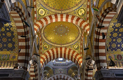 Intérieur de la Basilique Notre Dame de la Garde, Marseille