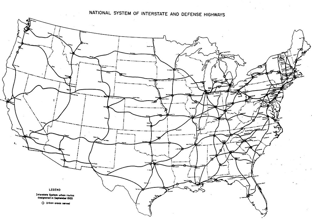 us interstate highway map