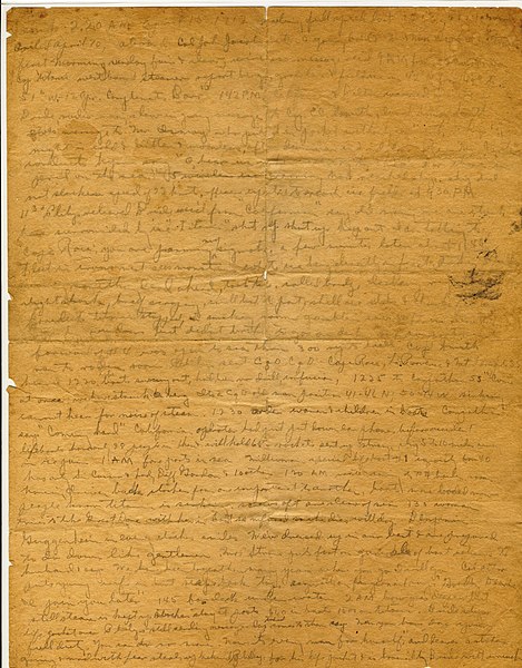 File:Interview notes by unknown author interviewing Titanic survivors, written between April 15 and 19, 1912.jpg