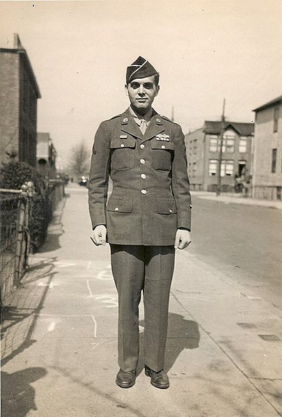 Kirby in the U.S. Army during World War II