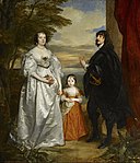 James, Seventh Earl of Derby, His Lady and Child - Van Dyck 1632-41.jpg