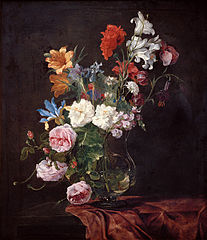 Váza s květinami, 82×71 cm