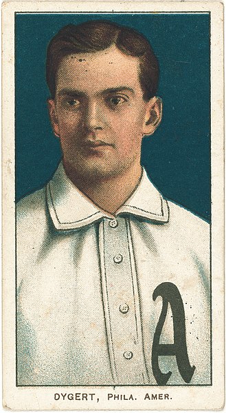 File:Jimmy Dygert, Philadelphia Athletics, baseball card portrait LCCN2008676838.jpg