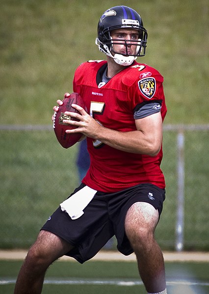 Quarterback Joe Flacco, drafted 18th overall, led the Baltimore Ravens to a Super Bowl win and holds many team passing records.