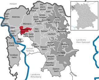 Läget för Johannesberg i Landkreis Aschaffenburg
