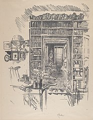 Book-Room at Dr. Wister's