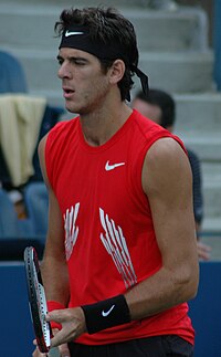 Chuanas Martinas del Potro 2008 US Open turnyre