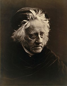 1867 John Herschel by Julia Margaret Cameron (Metropolitan Museum of Art copy, restored) levels
