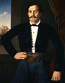 портрет А.Криезиса работы Pige Francesco (1822-1862)