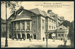 The Schauburg on Hildesheimer Strasse, postcard number "1101" from Karl F. Wunder