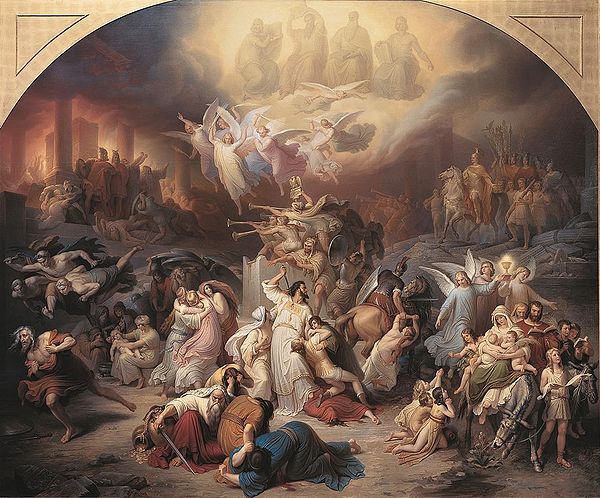 Titus Destroying Jerusalem by Wilhelm von Kaulbach (1846)