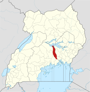 Location of Kayunga