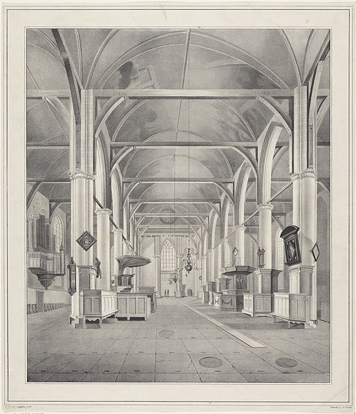 File:Kerkinterieur van de Grote Kerk in Hoorn, RP-P-1939-940.jpg