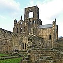 Ruine des Hauptgebäudes von Kirkstall Abbey