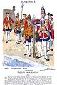 Englische Garde-Infanterie. 1745