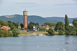 Ladenburg mit Neckar