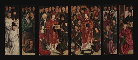 Nuno Gonçalves, Veelluik van Sint-Vincentius, 1450