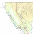 map of Laguna Salada fault