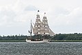 English: Europa during Tall Ships’ Race 2019 at Langerak, the eastern part of Limfjord, near Hals.
