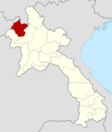 Položaj provincije u Laosu