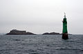 Tourelle Le Buron dans la baie de Saint-Malo