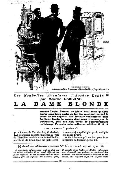 Fichier:Leblanc - Arsène Lupin contre Herlock Sholmès (La Dame blonde suivi de La Lampe juive), paru dans Je sais tout, 1906-1907.djvu