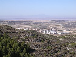 Skyline of Leciñena