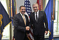 Leon Panetta and Dimitris Avramopoulos at the Pentagon April 2012.jpg