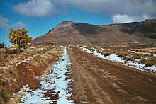 Snow near Malealea village in the Lesotho Highlands Lesotho Snow.jpg